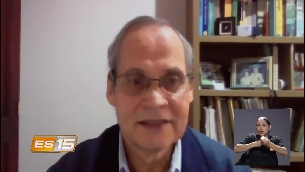 Dr. Luis Felipe Arauz Cavallini, Decano de la Facultad de Ciencias Agronómicas (Foto: captura de pantalla)